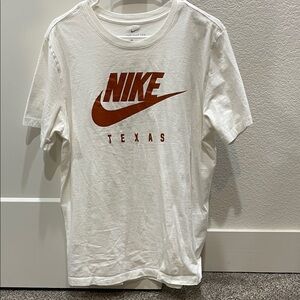 Nike White Burnt Orange Texas Tee Men’s